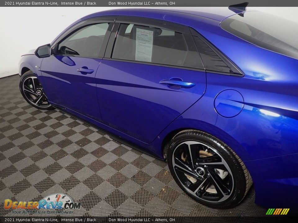 2021 Hyundai Elantra N-Line Intense Blue / Black Photo #20