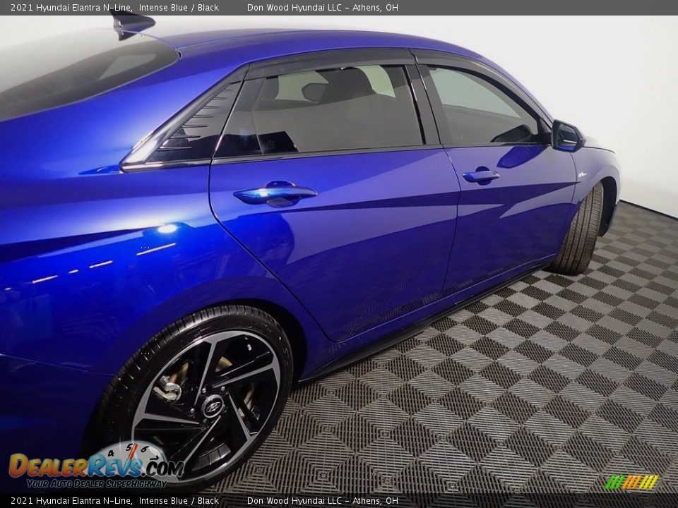 2021 Hyundai Elantra N-Line Intense Blue / Black Photo #21