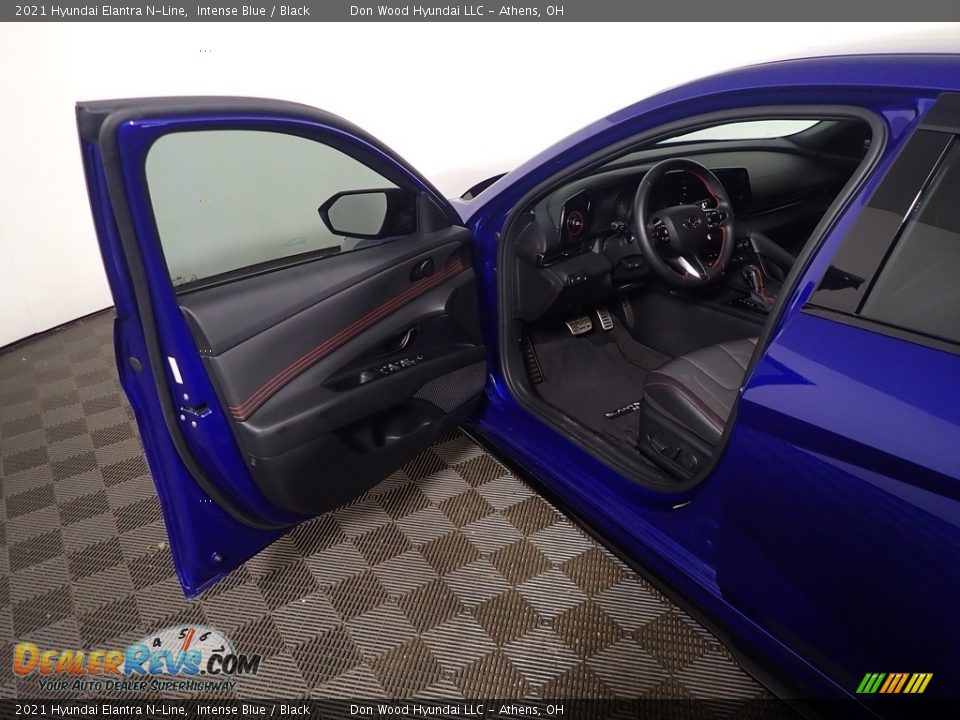 2021 Hyundai Elantra N-Line Intense Blue / Black Photo #22