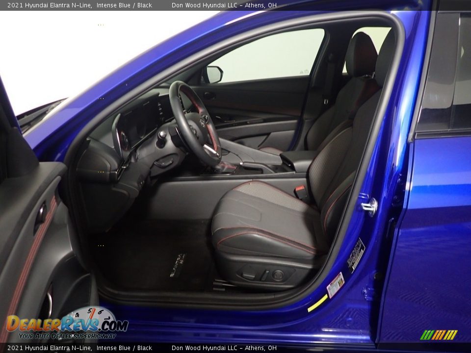 2021 Hyundai Elantra N-Line Intense Blue / Black Photo #24
