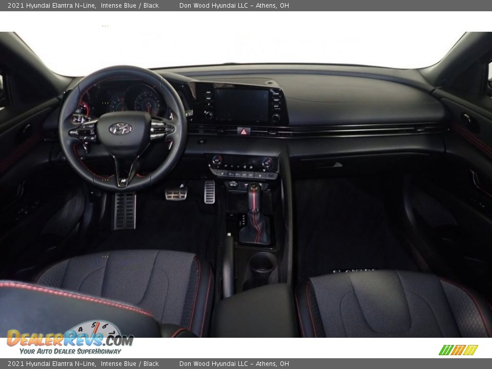 2021 Hyundai Elantra N-Line Intense Blue / Black Photo #26