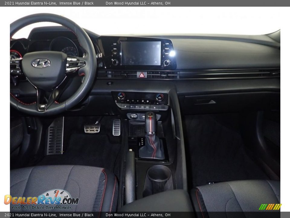 2021 Hyundai Elantra N-Line Intense Blue / Black Photo #27