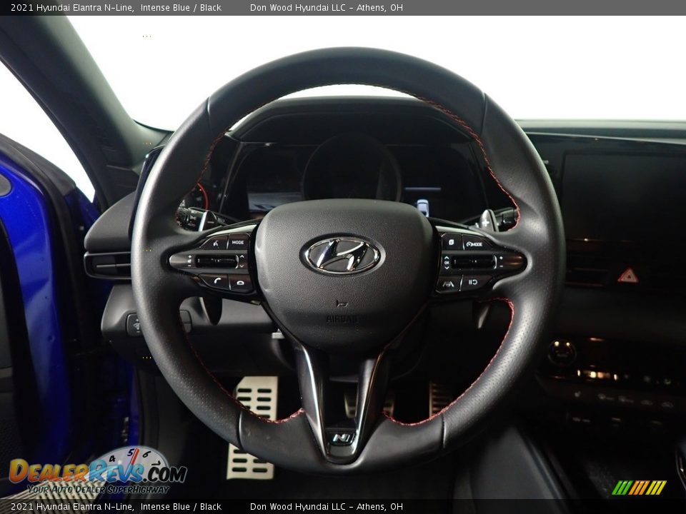 2021 Hyundai Elantra N-Line Intense Blue / Black Photo #29