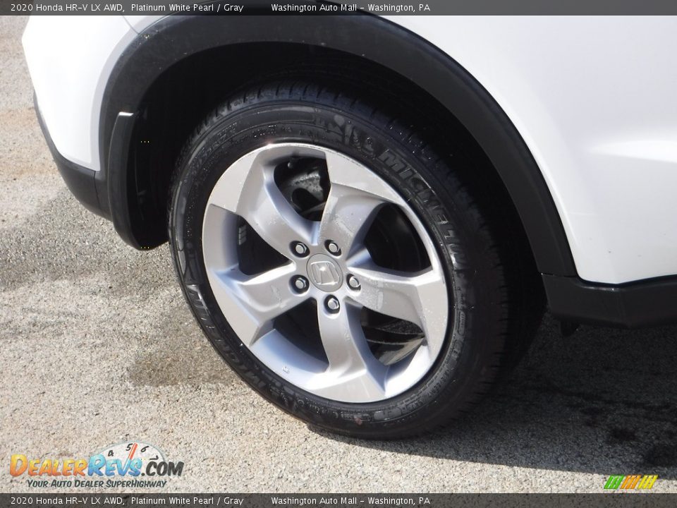 2020 Honda HR-V LX AWD Platinum White Pearl / Gray Photo #3