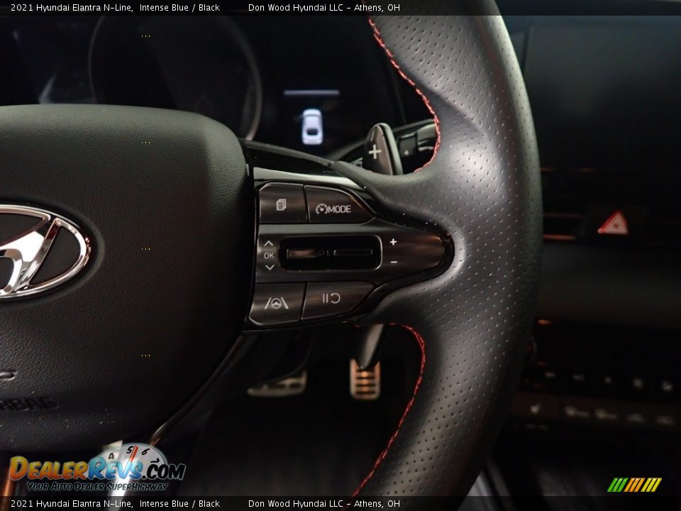 2021 Hyundai Elantra N-Line Intense Blue / Black Photo #32