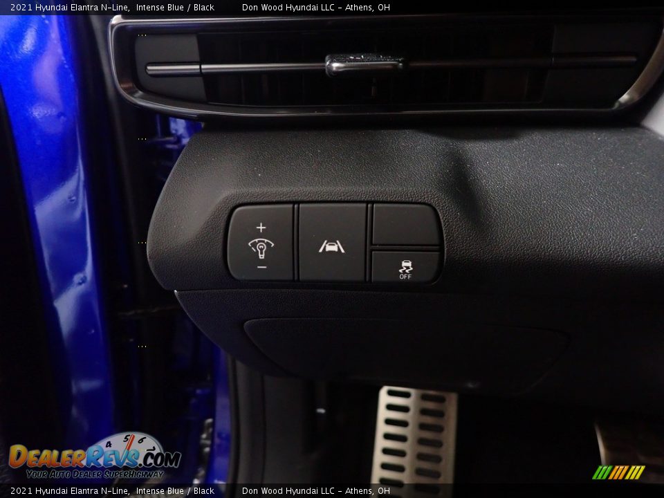 2021 Hyundai Elantra N-Line Intense Blue / Black Photo #33