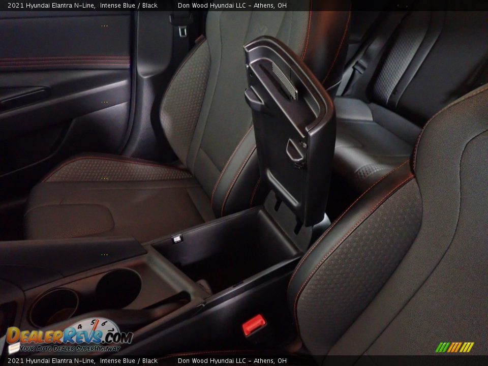 2021 Hyundai Elantra N-Line Intense Blue / Black Photo #35