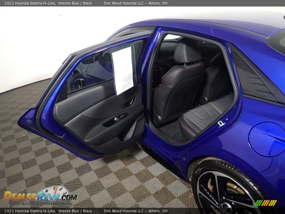 2021 Hyundai Elantra N-Line Intense Blue / Black Photo #36