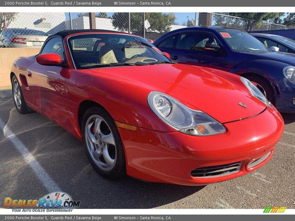 2000 Porsche Boxster S Guards Red / Savanna Beige Photo #1