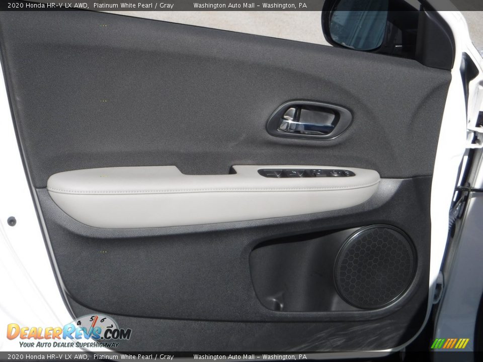 2020 Honda HR-V LX AWD Platinum White Pearl / Gray Photo #13