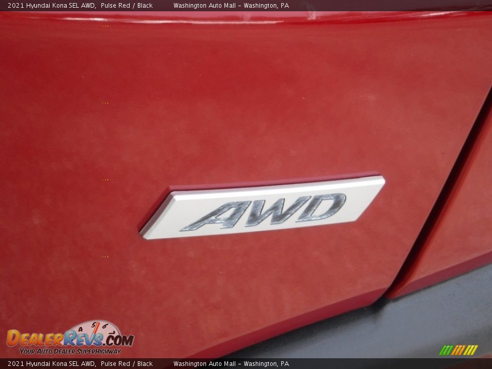 2021 Hyundai Kona SEL AWD Pulse Red / Black Photo #11