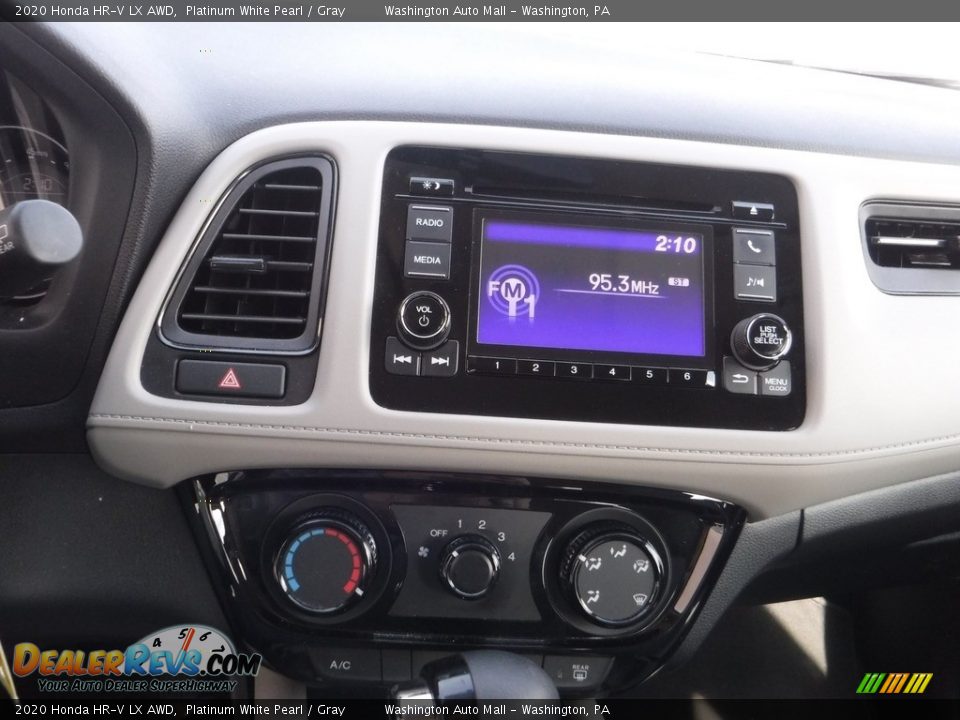 2020 Honda HR-V LX AWD Platinum White Pearl / Gray Photo #16