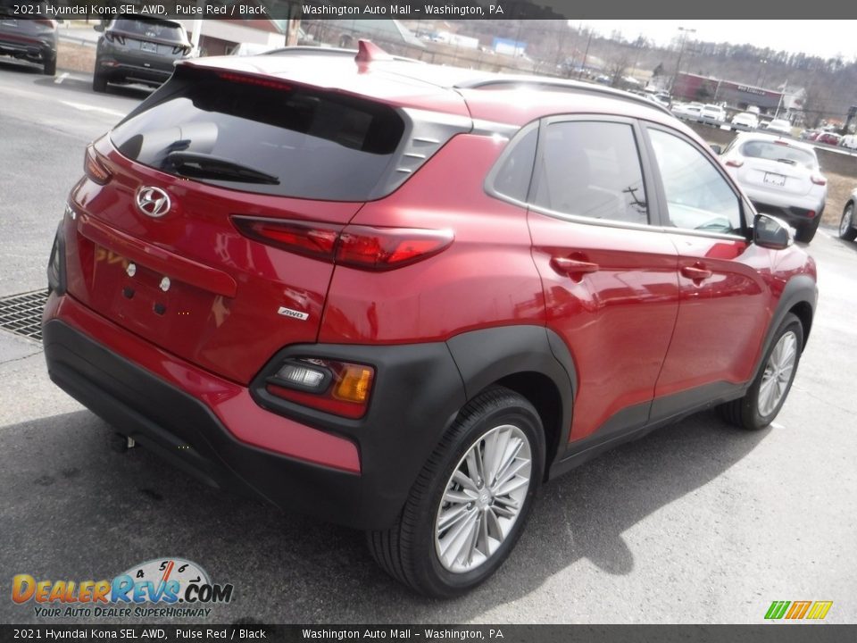 2021 Hyundai Kona SEL AWD Pulse Red / Black Photo #12