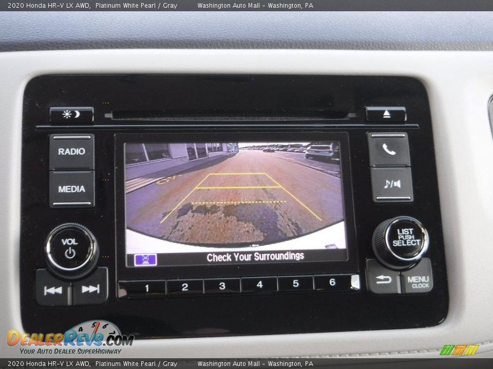 2020 Honda HR-V LX AWD Platinum White Pearl / Gray Photo #17