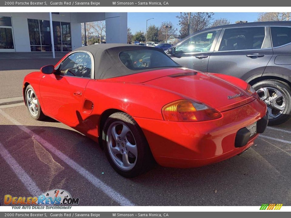 2000 Porsche Boxster S Guards Red / Savanna Beige Photo #6