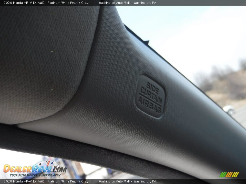 2020 Honda HR-V LX AWD Platinum White Pearl / Gray Photo #18
