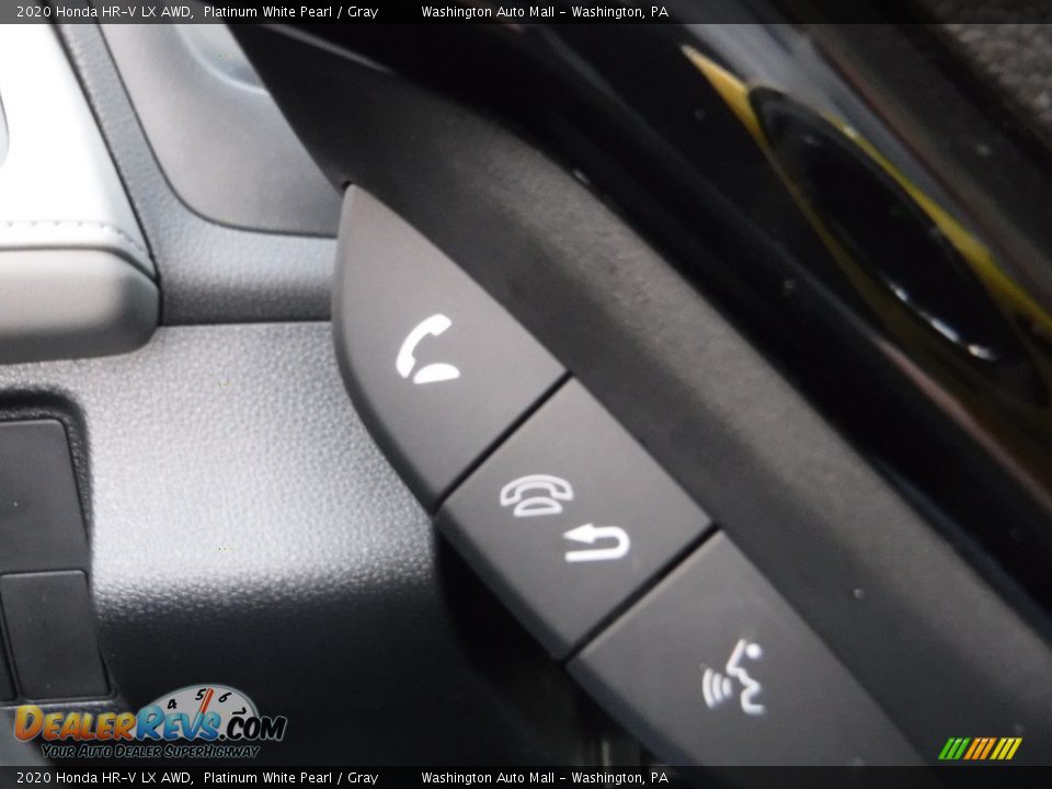 2020 Honda HR-V LX AWD Platinum White Pearl / Gray Photo #20