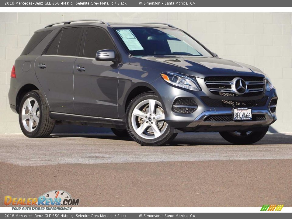 2018 Mercedes-Benz GLE 350 4Matic Selenite Grey Metallic / Black Photo #1