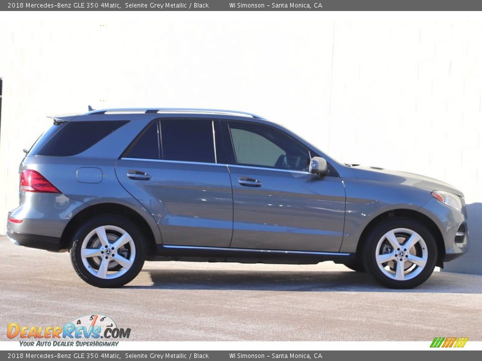 2018 Mercedes-Benz GLE 350 4Matic Selenite Grey Metallic / Black Photo #4