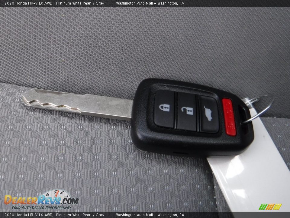 2020 Honda HR-V LX AWD Platinum White Pearl / Gray Photo #25