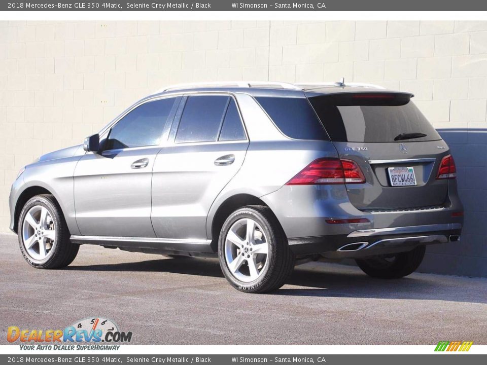 2018 Mercedes-Benz GLE 350 4Matic Selenite Grey Metallic / Black Photo #8