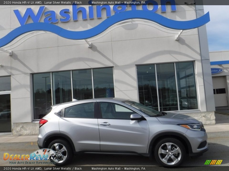2020 Honda HR-V LX AWD Lunar Silver Metallic / Black Photo #2