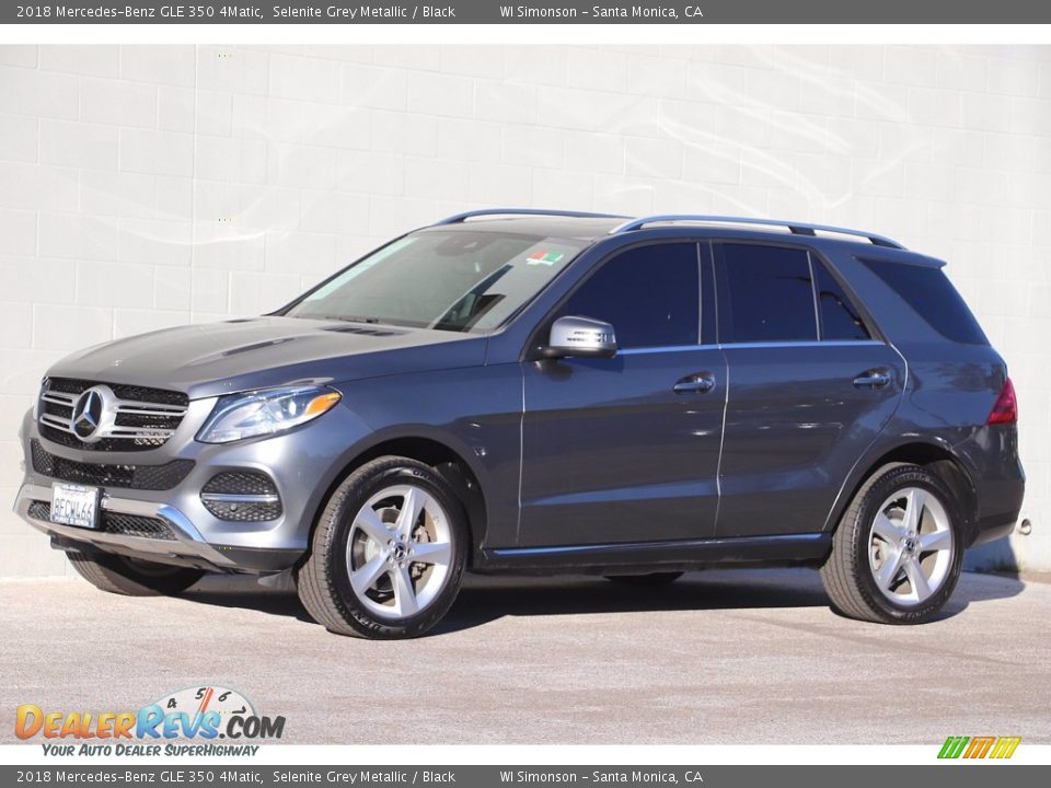 2018 Mercedes-Benz GLE 350 4Matic Selenite Grey Metallic / Black Photo #10