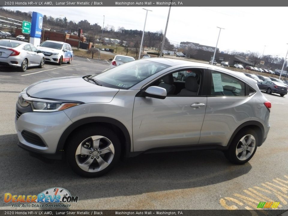 2020 Honda HR-V LX AWD Lunar Silver Metallic / Black Photo #6