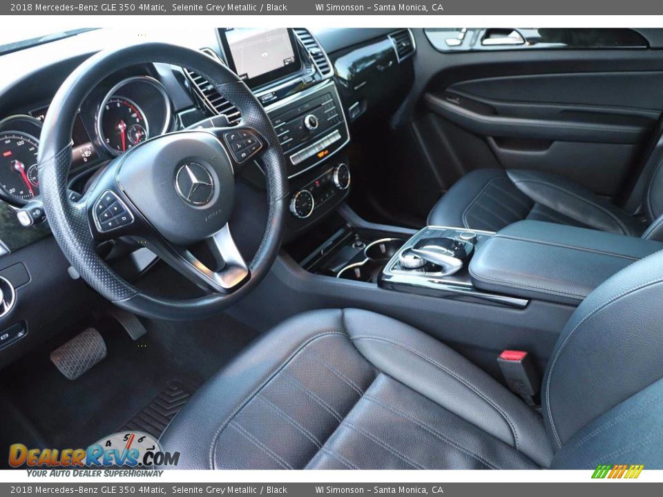 2018 Mercedes-Benz GLE 350 4Matic Selenite Grey Metallic / Black Photo #12