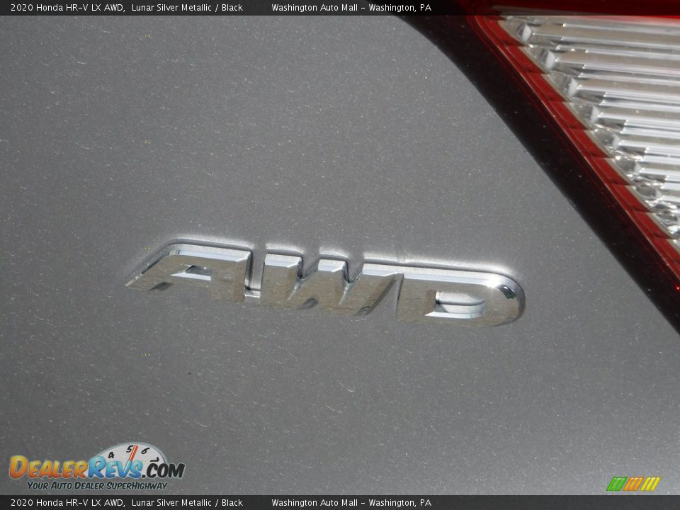 2020 Honda HR-V LX AWD Lunar Silver Metallic / Black Photo #10
