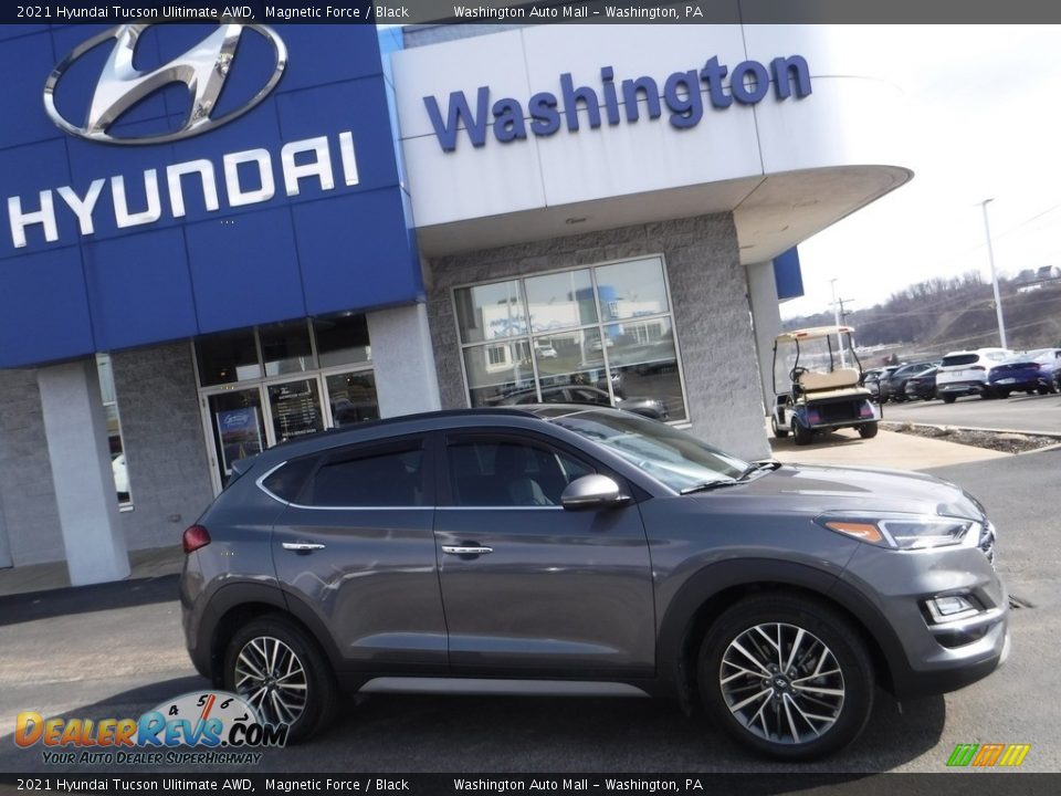 2021 Hyundai Tucson Ulitimate AWD Magnetic Force / Black Photo #2