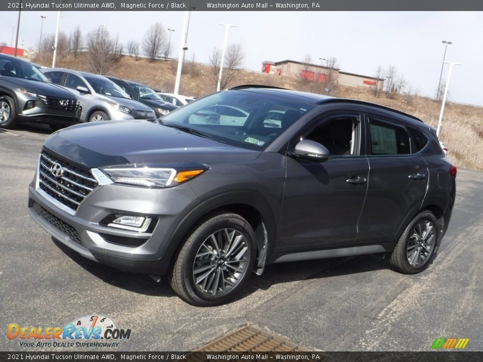 2021 Hyundai Tucson Ulitimate AWD Magnetic Force / Black Photo #6