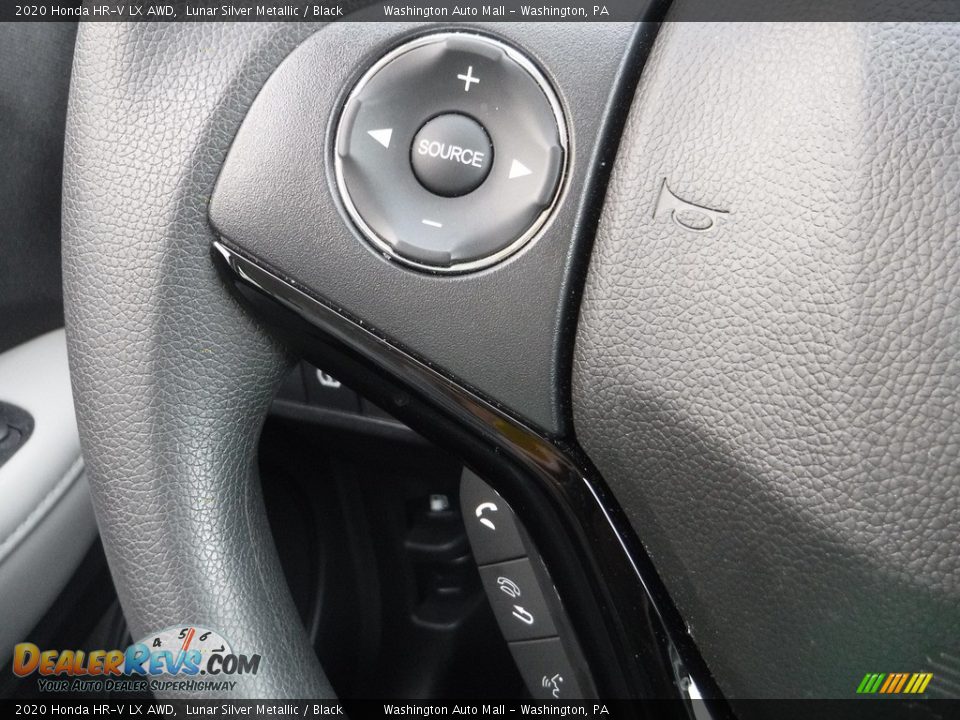 2020 Honda HR-V LX AWD Lunar Silver Metallic / Black Photo #20