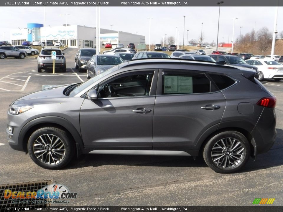 2021 Hyundai Tucson Ulitimate AWD Magnetic Force / Black Photo #8