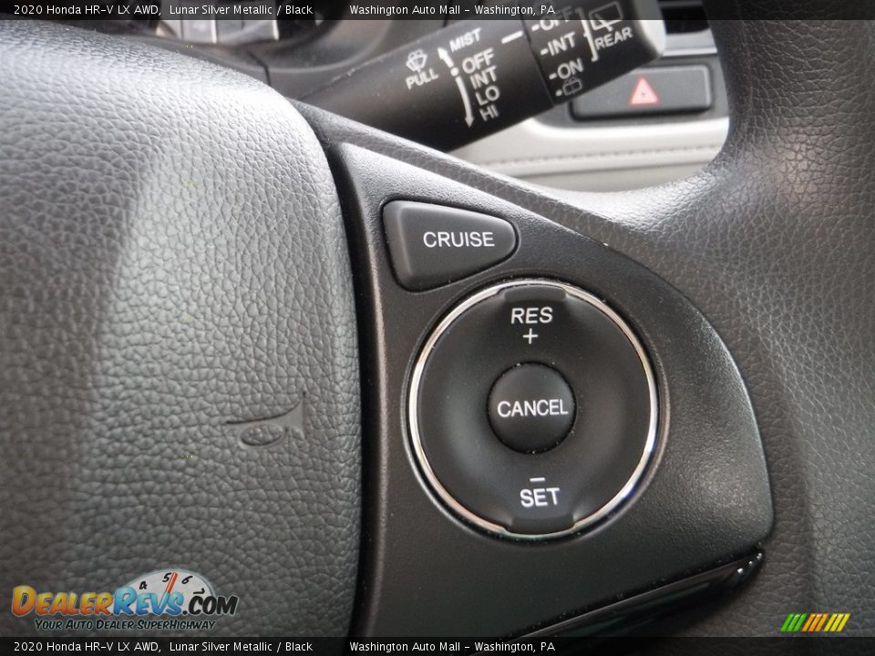 2020 Honda HR-V LX AWD Lunar Silver Metallic / Black Photo #21