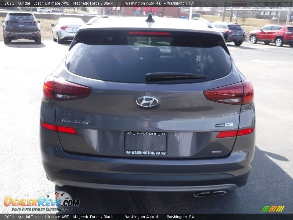 2021 Hyundai Tucson Ulitimate AWD Magnetic Force / Black Photo #10