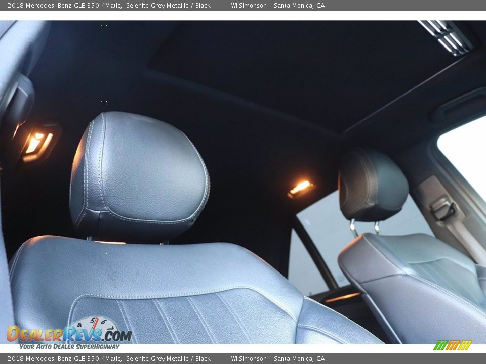 2018 Mercedes-Benz GLE 350 4Matic Selenite Grey Metallic / Black Photo #21