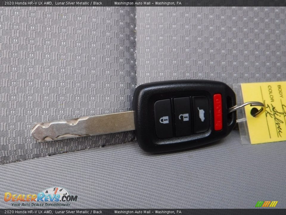 2020 Honda HR-V LX AWD Lunar Silver Metallic / Black Photo #27