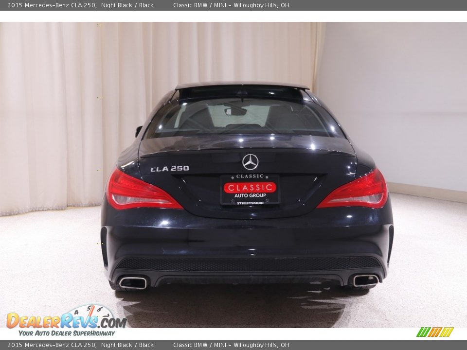 2015 Mercedes-Benz CLA 250 Night Black / Black Photo #20