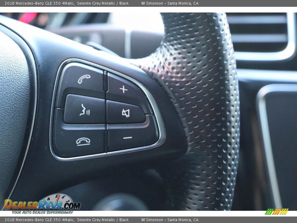 2018 Mercedes-Benz GLE 350 4Matic Selenite Grey Metallic / Black Photo #30