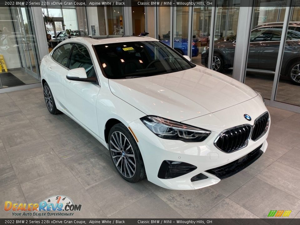 2022 BMW 2 Series 228i xDrive Gran Coupe Alpine White / Black Photo #1