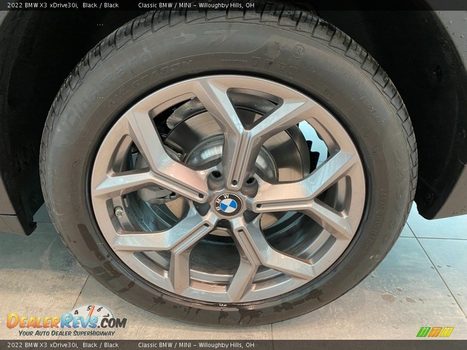 2022 BMW X3 xDrive30i Black / Black Photo #3