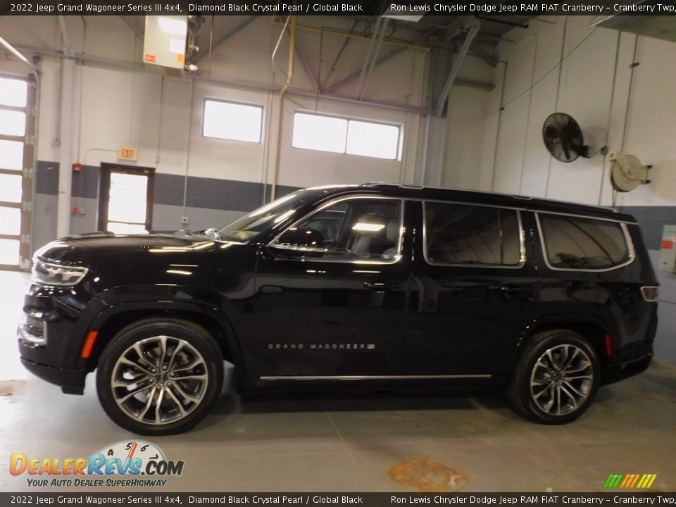 2022 Jeep Grand Wagoneer Series III 4x4 Diamond Black Crystal Pearl / Global Black Photo #9