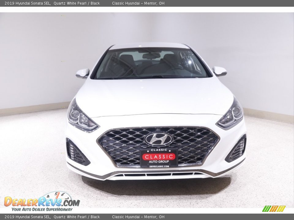 2019 Hyundai Sonata SEL Quartz White Pearl / Black Photo #2