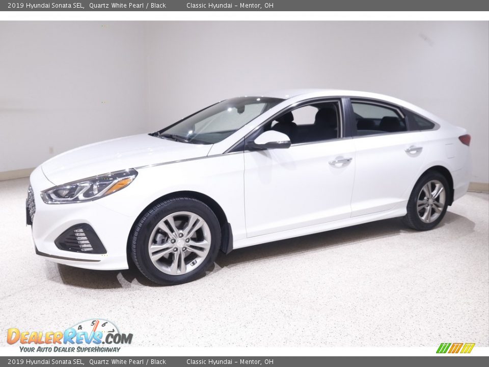 2019 Hyundai Sonata SEL Quartz White Pearl / Black Photo #3