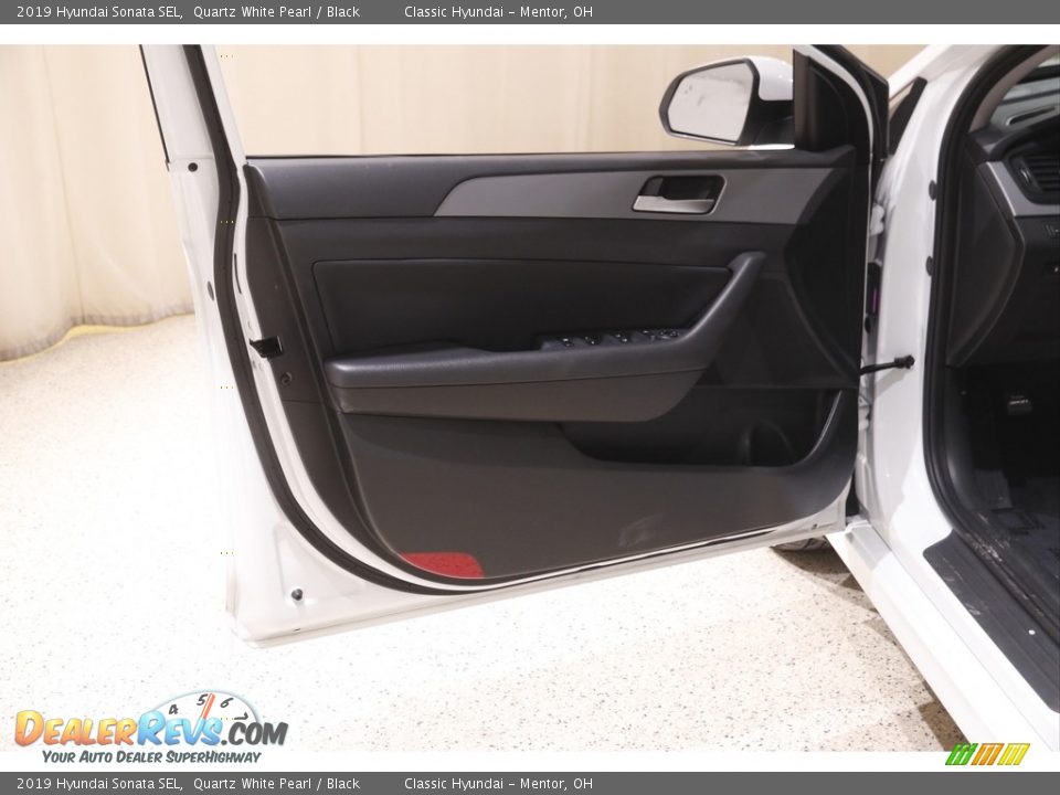 2019 Hyundai Sonata SEL Quartz White Pearl / Black Photo #4