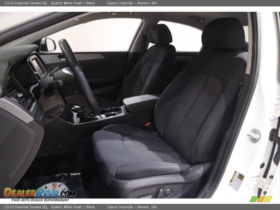 2019 Hyundai Sonata SEL Quartz White Pearl / Black Photo #5