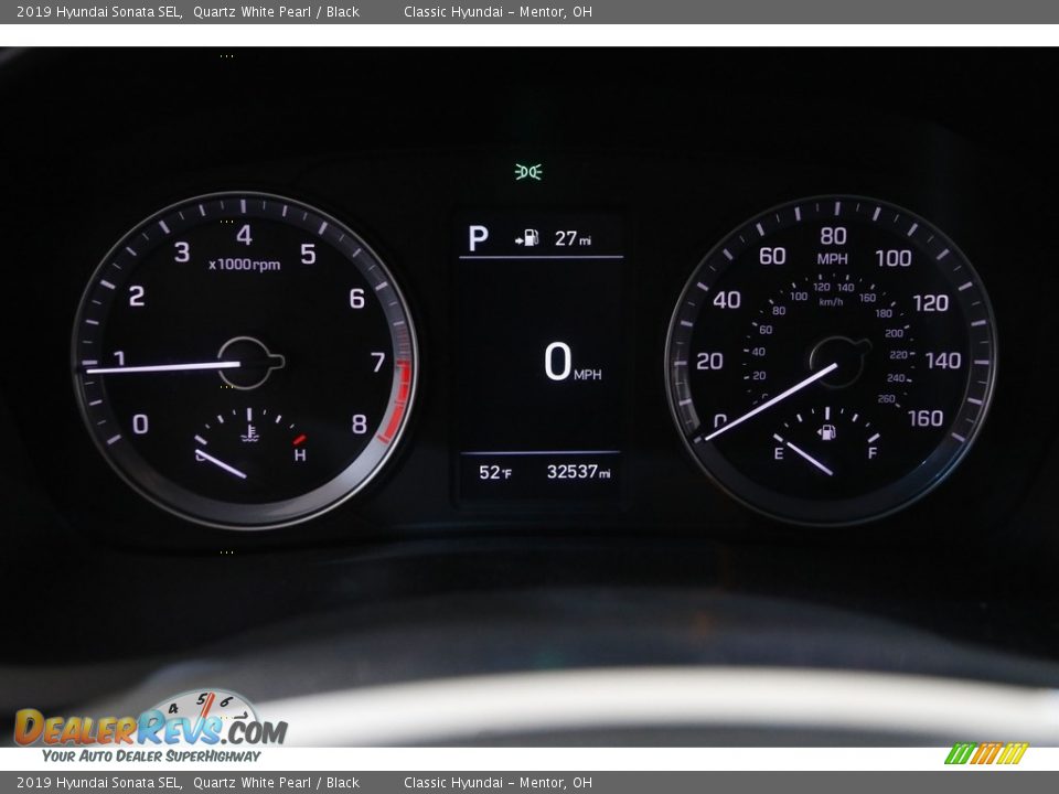 2019 Hyundai Sonata SEL Quartz White Pearl / Black Photo #8