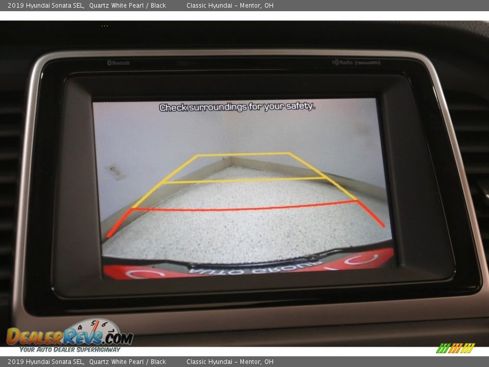 2019 Hyundai Sonata SEL Quartz White Pearl / Black Photo #11