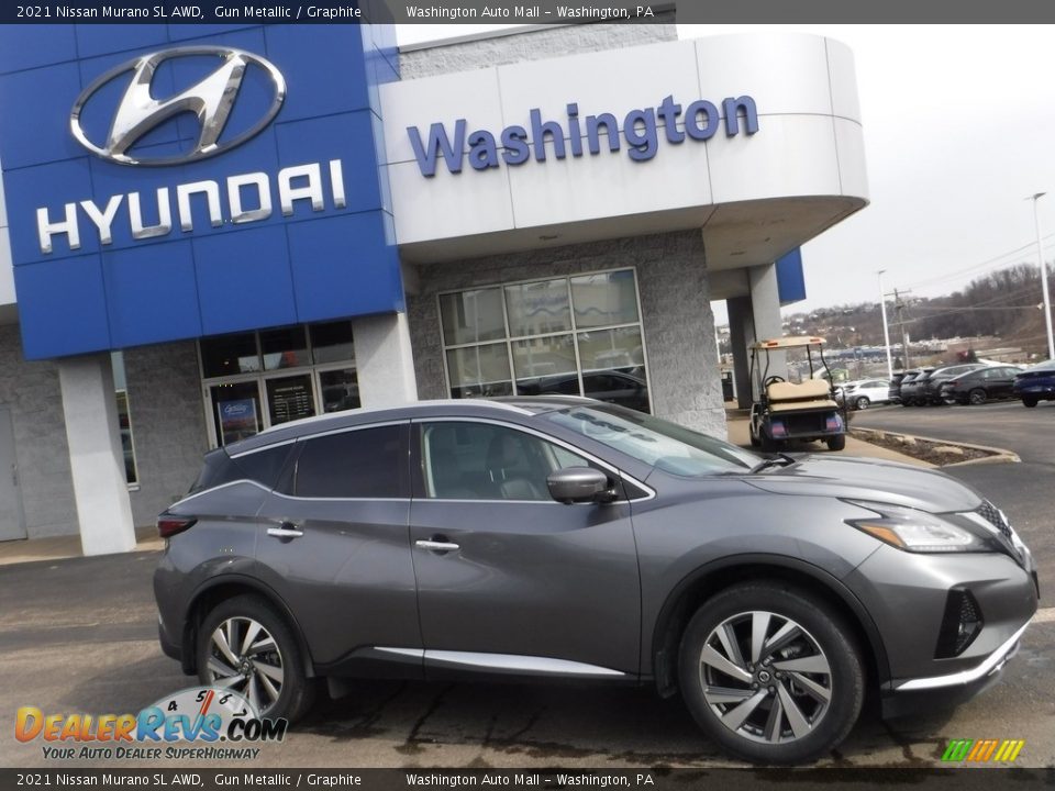 2021 Nissan Murano SL AWD Gun Metallic / Graphite Photo #2